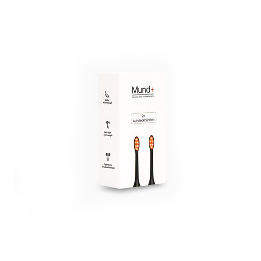 Mundplus One - Refill Rotlicht Bürstenköpfe (2er Set)
