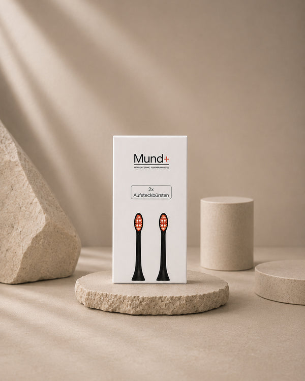 Mundplus One - Refill Rotlicht Bürstenköpfe (2er Set)